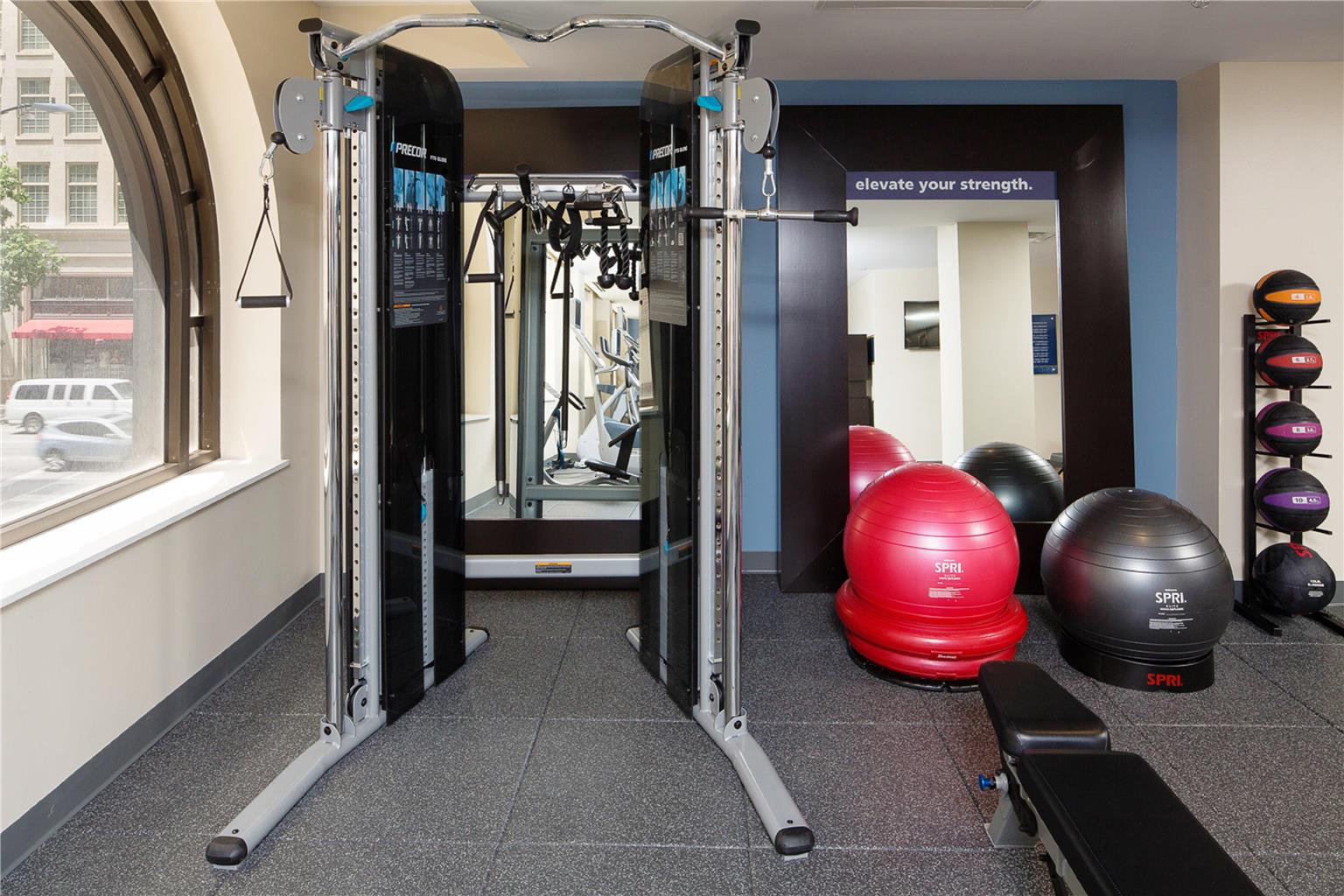Health club  fitness center  gym