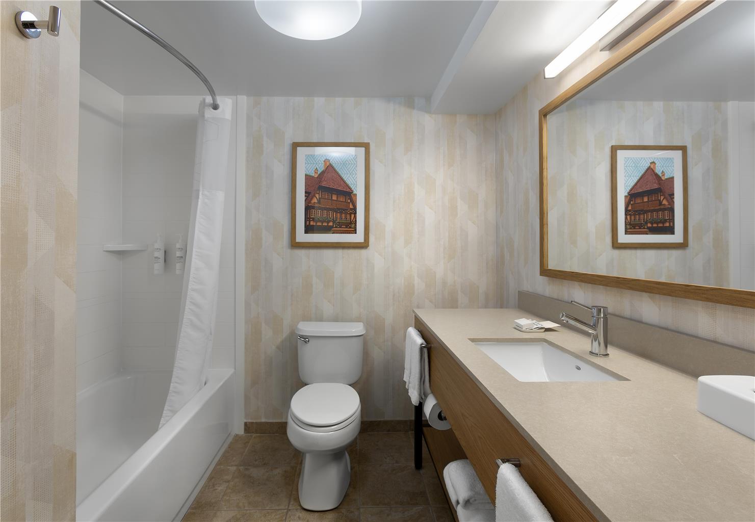 Guest room bath