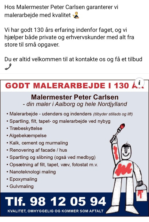 Images Malermester Peter Carlsen ApS