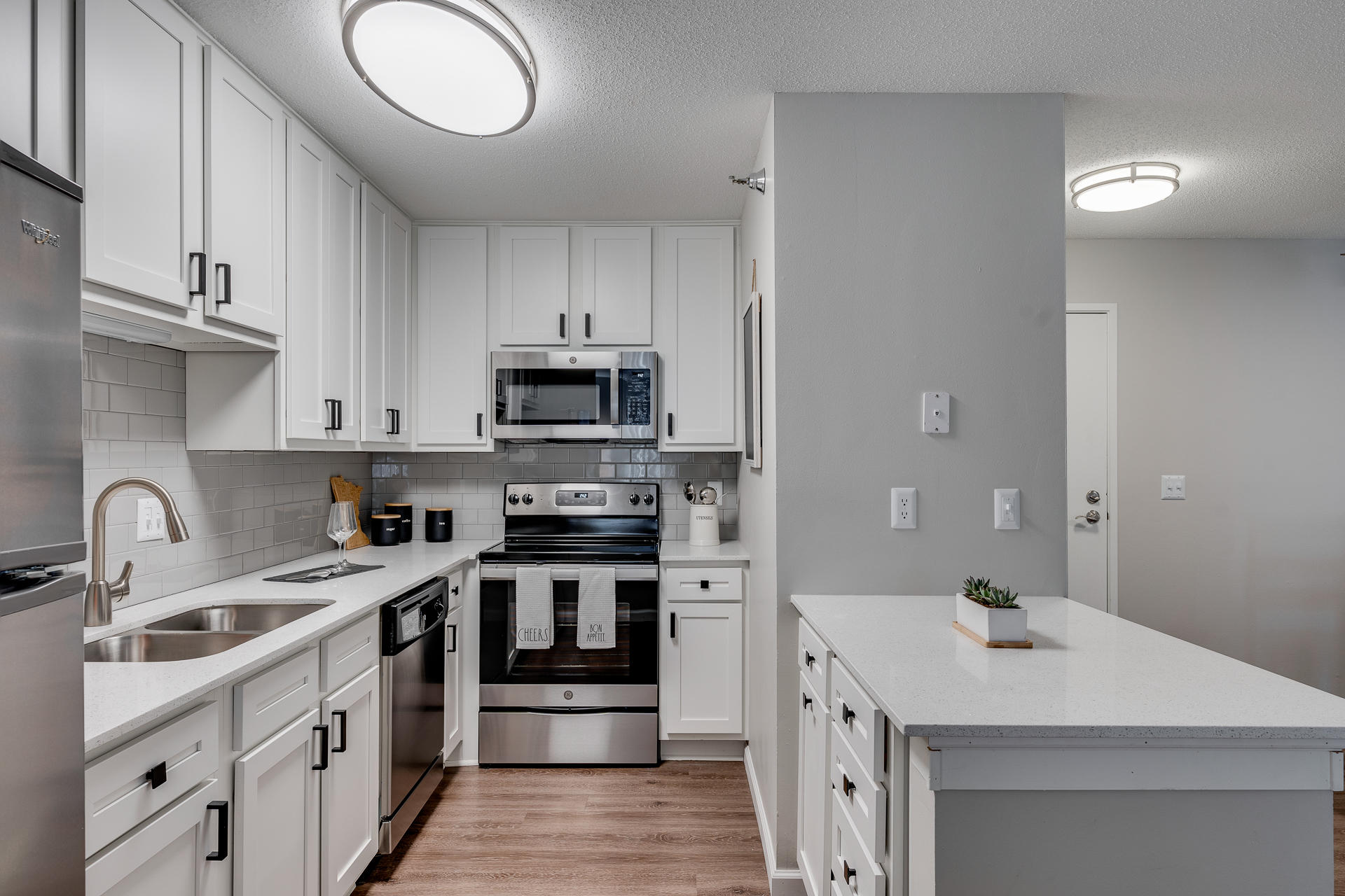 Fully-Equipped Kitchen With Stainless Steel Appliances