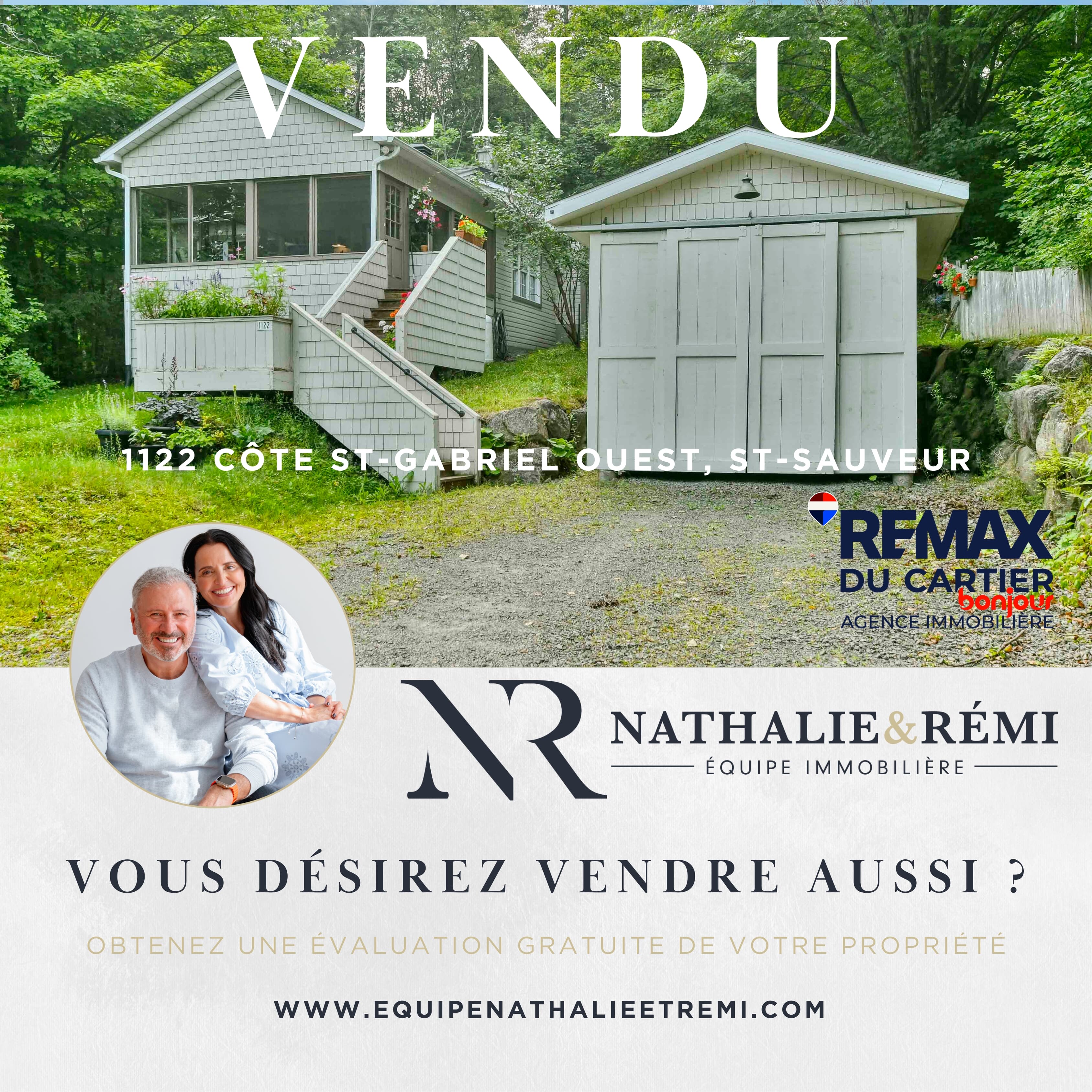 Images Nathalie & Rémi Équipe Immobilière RE/MAX DU CARTIER BONJOUR - Courtier immobilier Saint-Sauveur