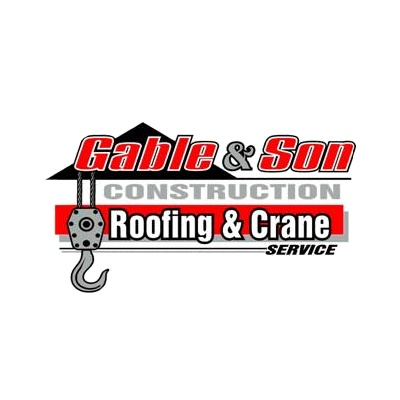 Gable & Son Construction Roofing & Crane Service Logo