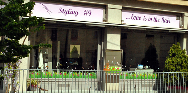 Styling #9, Wiesengasse Eingang Ecke Fechtergasse in Wien