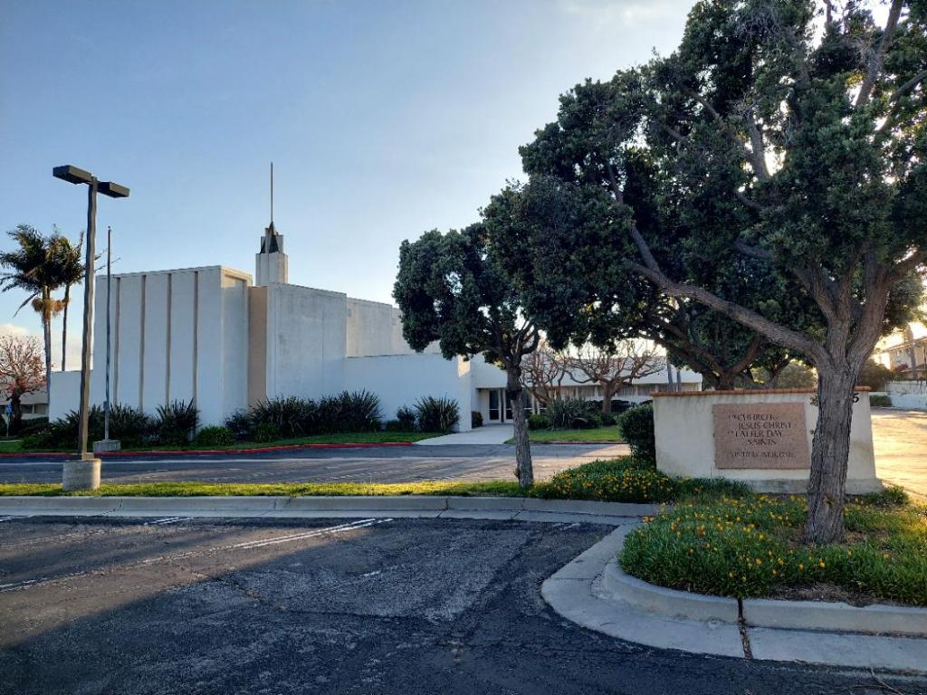 View from Kent Avenue The Church of Jesus Christ of Latter-day Saints Torrance (310)817-0444