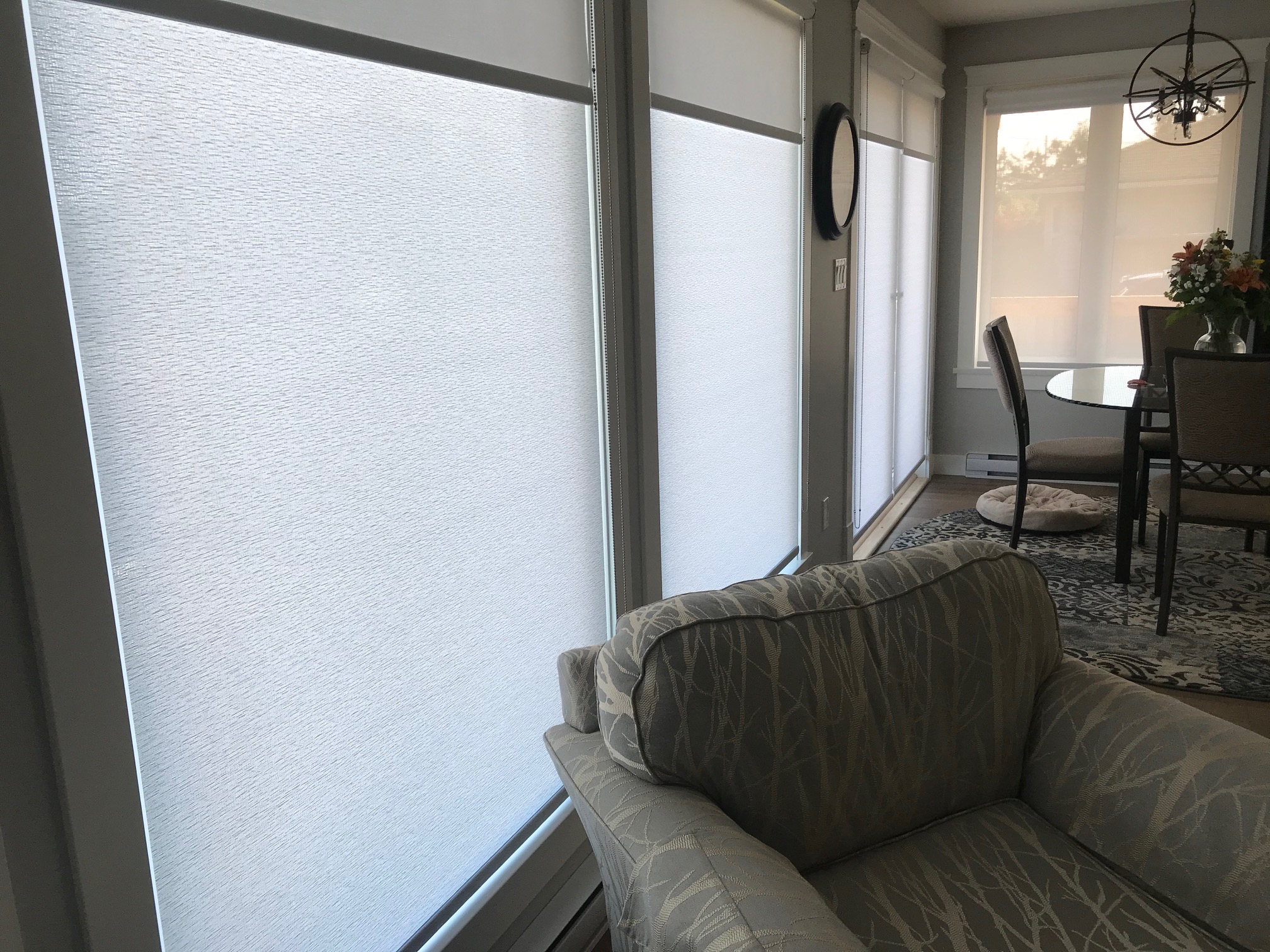 Dual Roller Shades for added layers of privacy and light control Budget Blinds of Comox Valley and Campbell River Courtenay (250)338-8564