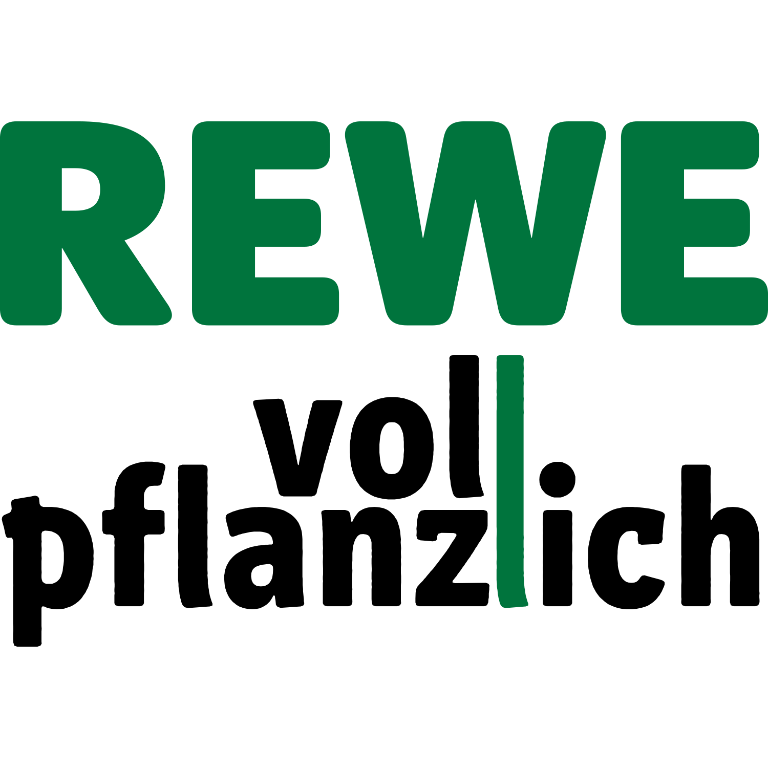 REWE voll pflanzlich in Berlin - Logo