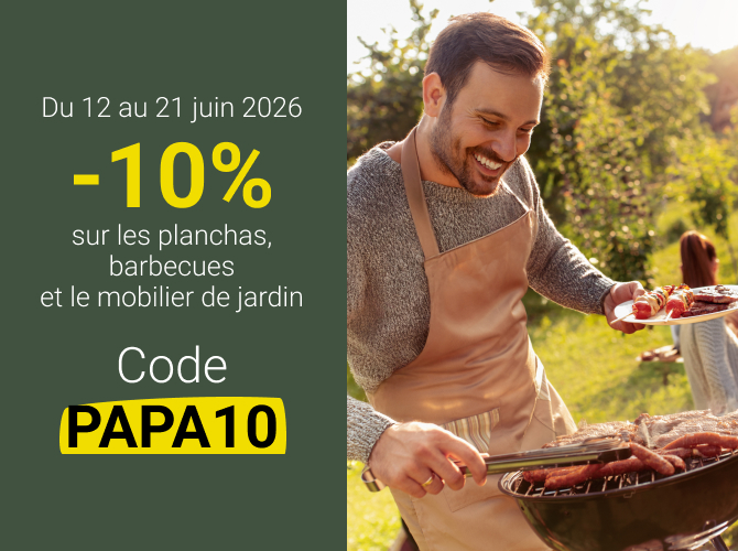 Fête des Pères : Barbecue, plancha et mobilier de jardin