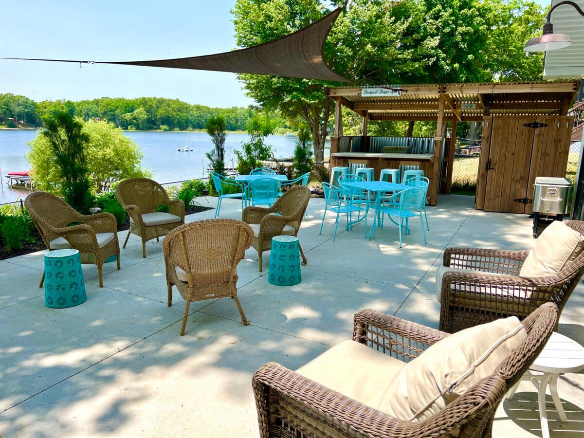 East Lake property outdoor seating