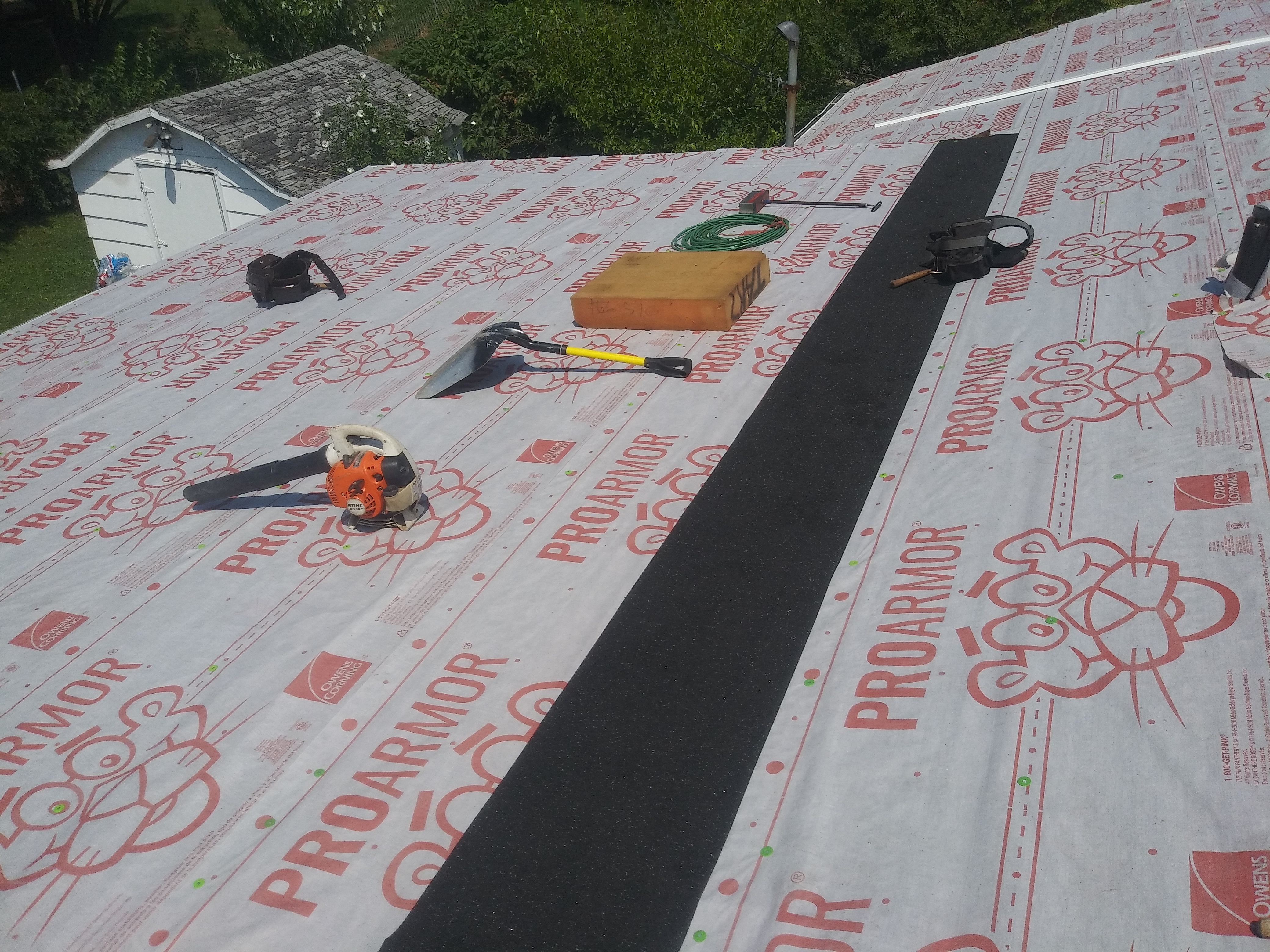 Roof replacement! Synthetic underlayment with ice & watershield as needed..