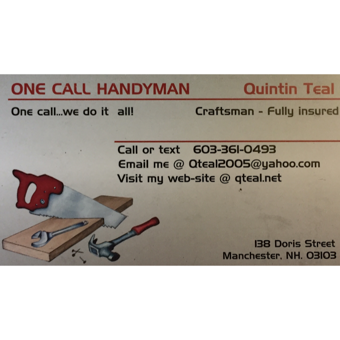 One Call Handyman LLC - Manchester, NH - (603)361-0493 | ShowMeLocal.com