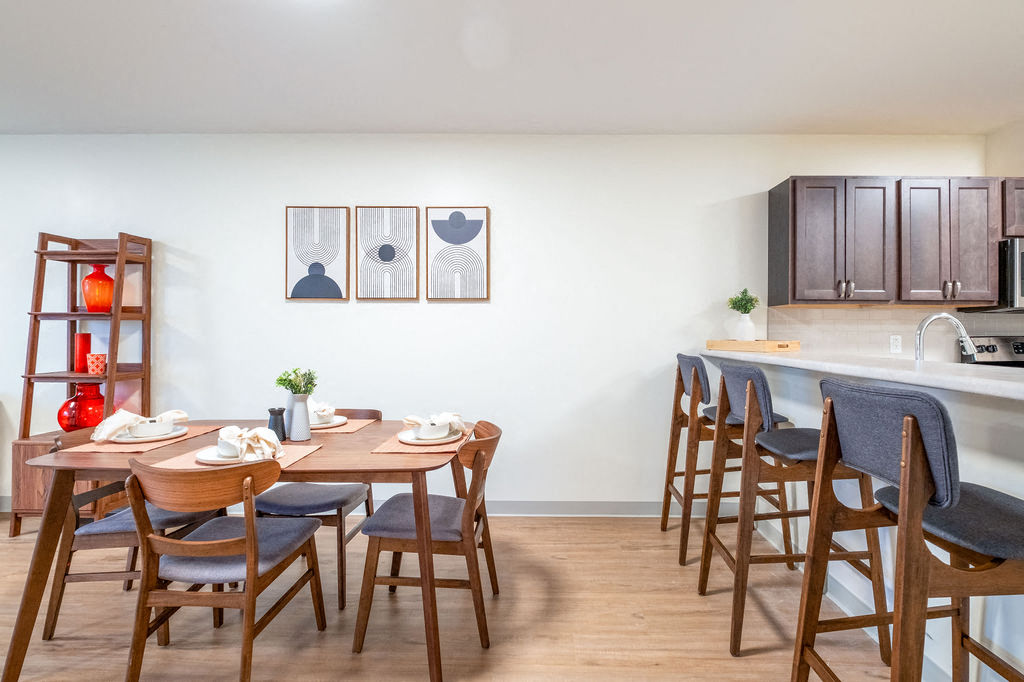 Dining Area With Kitchen View