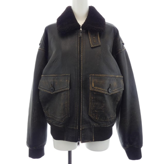 ザロウ THE ROW 8366-L268 レザージャケット