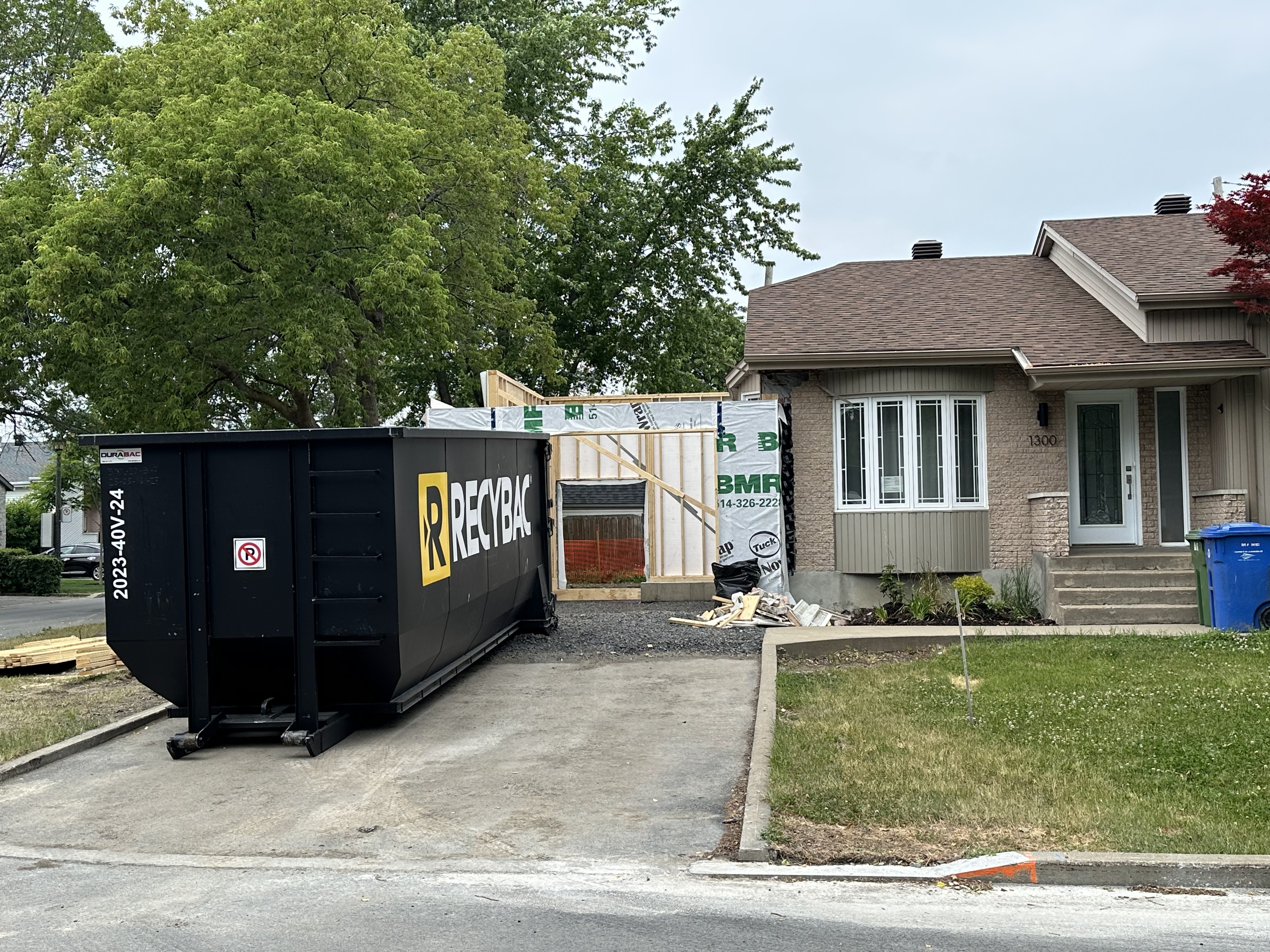 Images Location de conteneur RECYBAC Longueuil