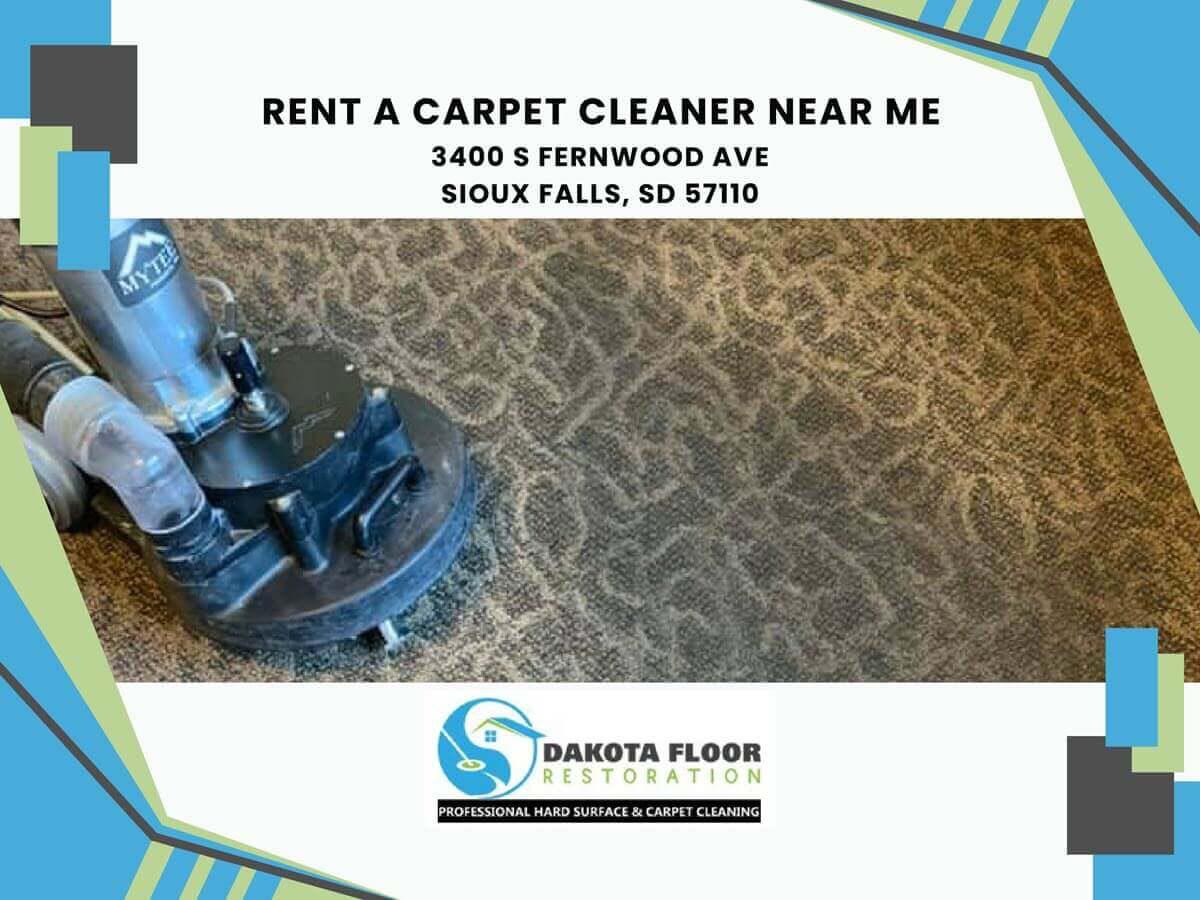 rent a carpet cleaner near me