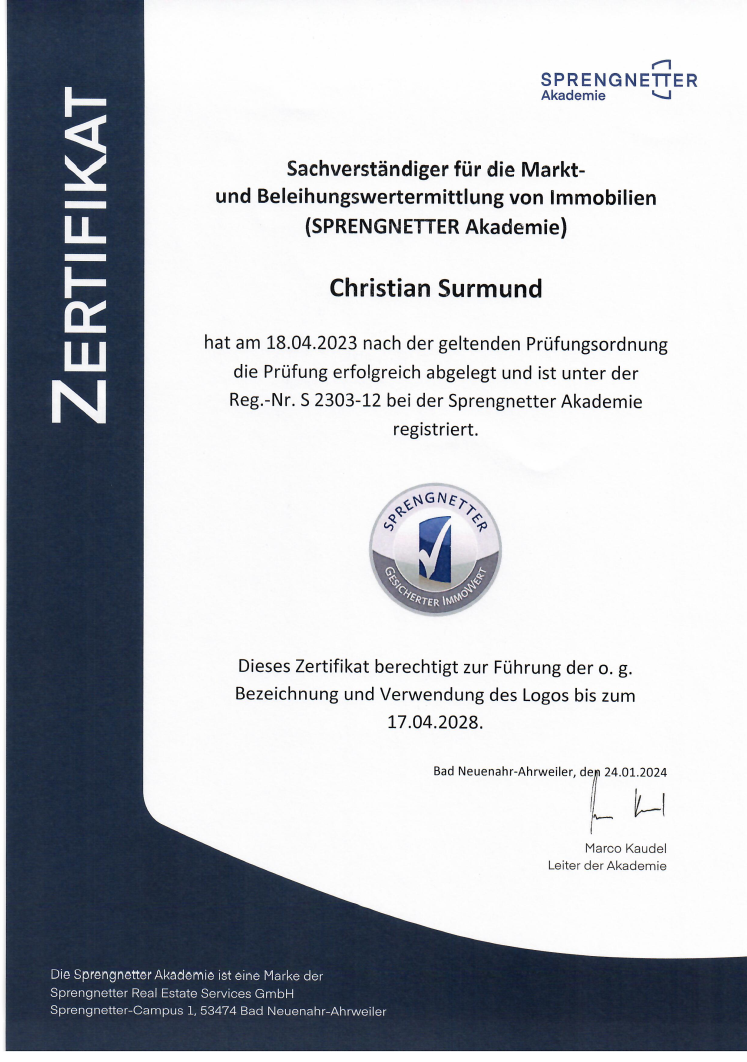 Surmund Immobilienbewertung, Hünxer Heide 17a in Hünxe