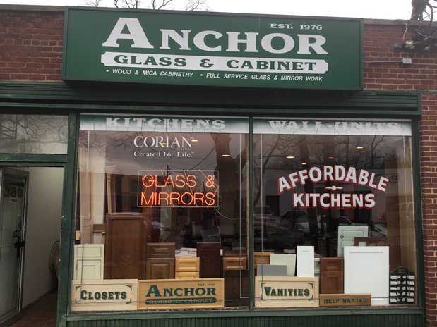 Images Anchor Glass & Cabinet