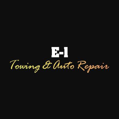 E-1 Towing & Auto Repair Logo