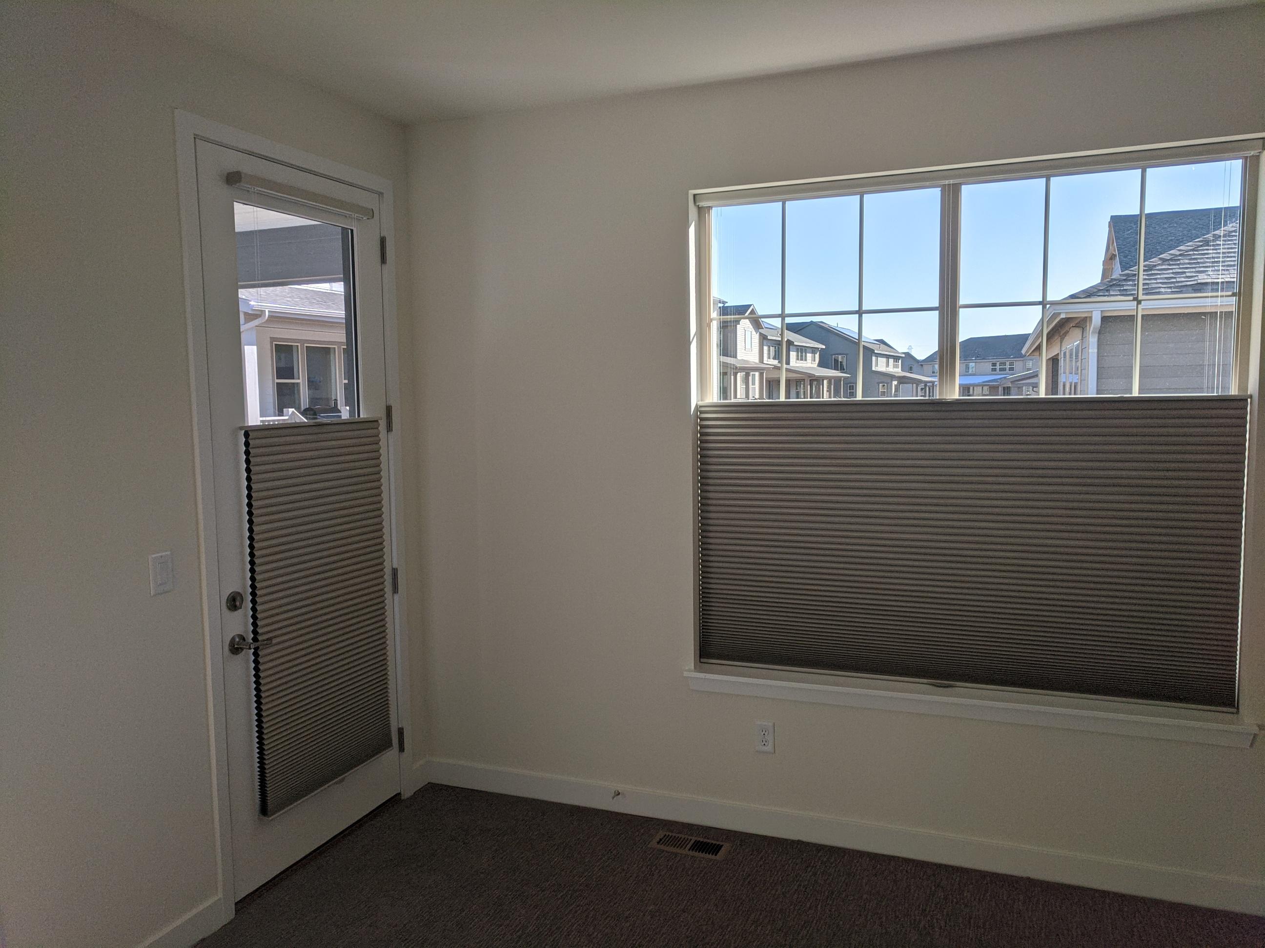 Top Down Bottom Up shades in Sterling Ranch Blackout Shades