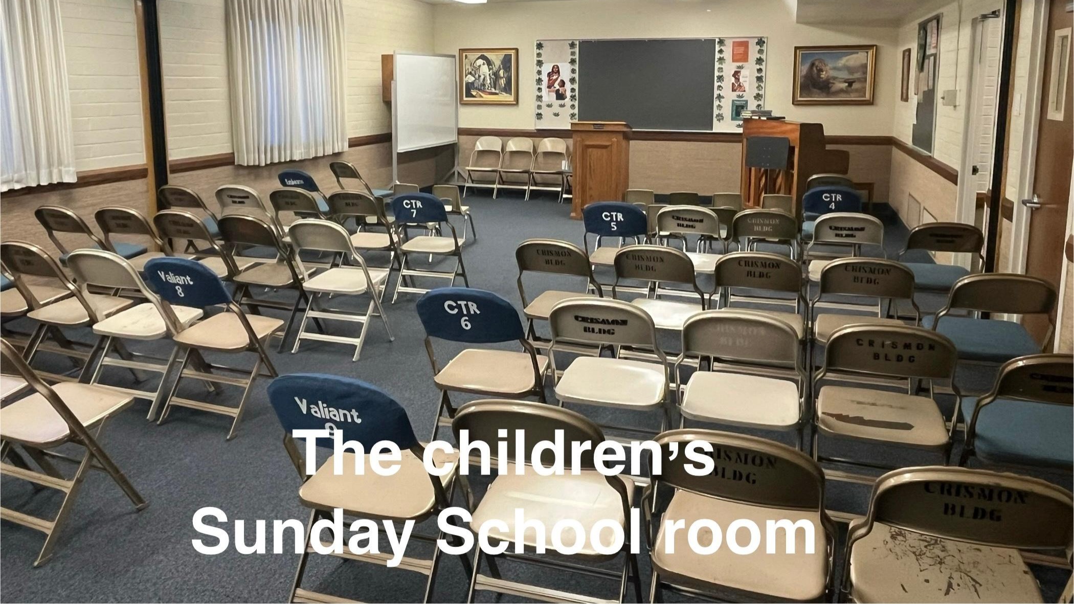 The childrens sunday school room