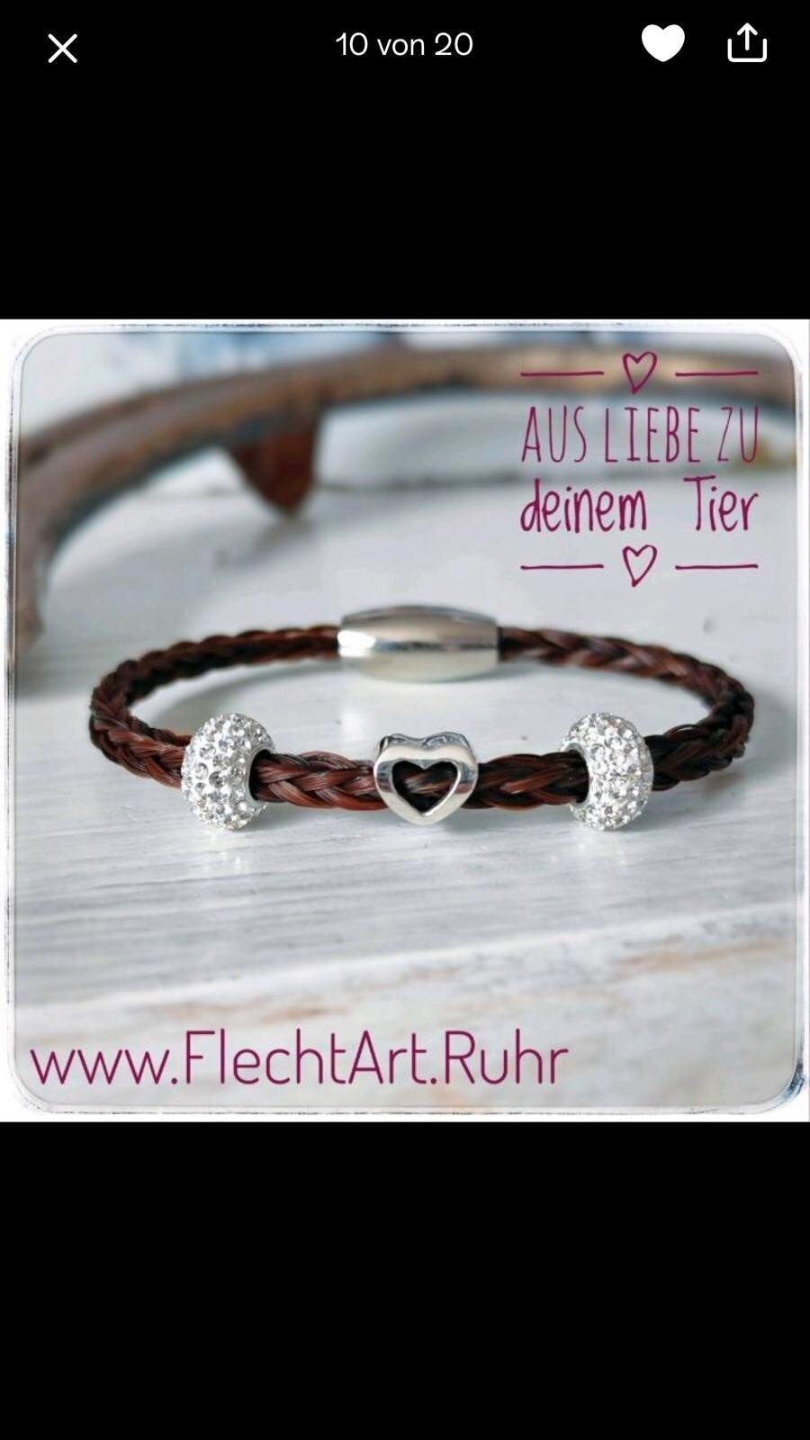 Bilder FlechtArt.Ruhr - Schmuck aus Pferdehaar