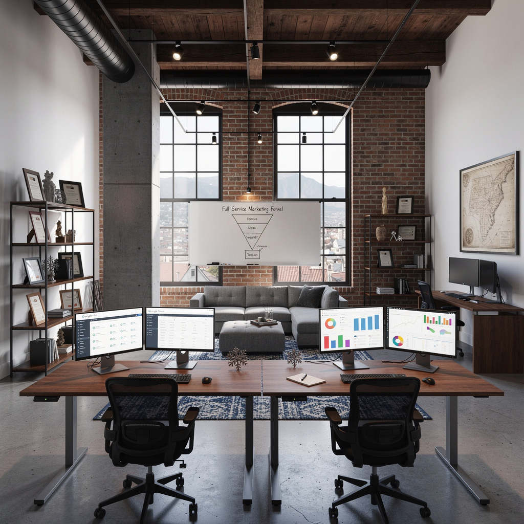Frostbyte Creatives Main Work Area in Colorado Springs CO