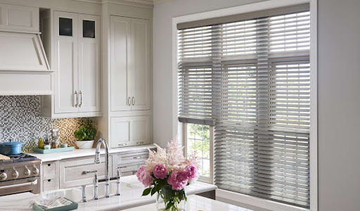 What’s better than a well-lit kitchen? When it comes to achieving a polished and seamless look for your windows combined with affordability, classic horizontal wood blinds are a great choice.