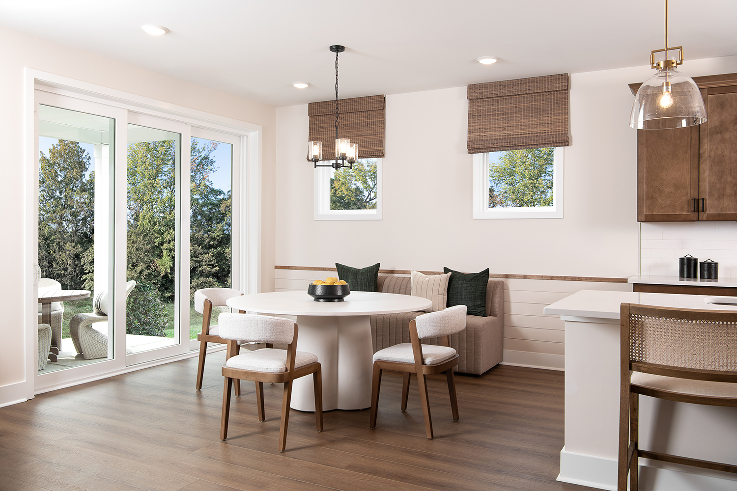 Open gathering area with outdoor view at Glenview Farms new home community in Murfreesboro, TN