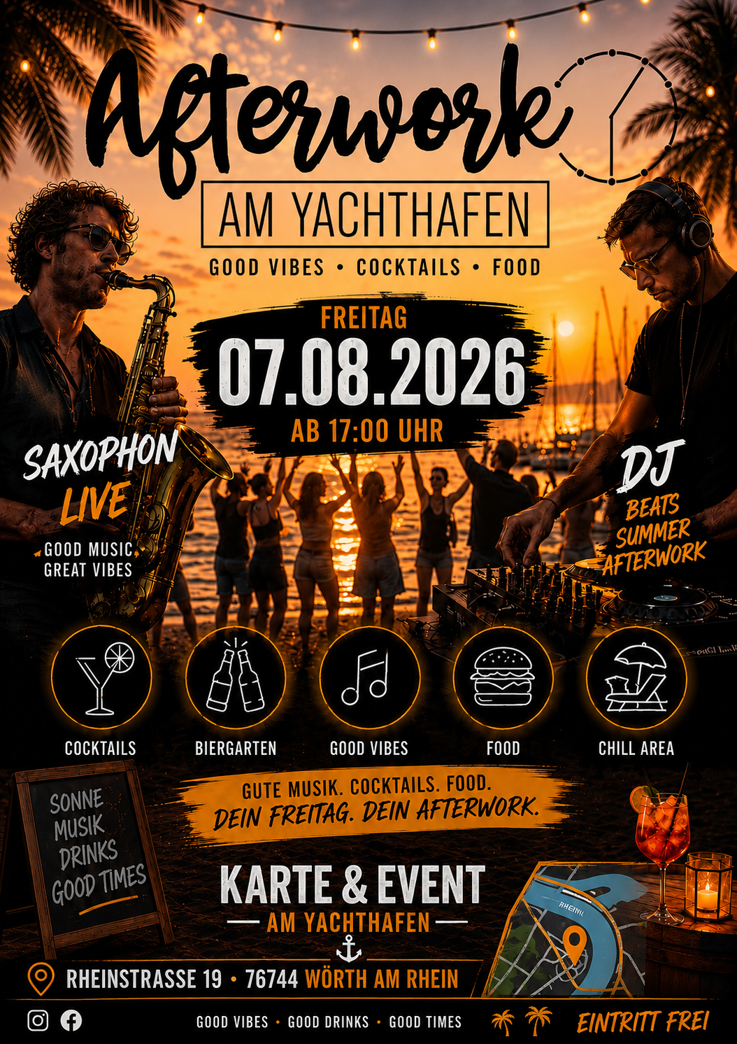 Kart & Event am Yachthafen, Rheinstraße 19 in Wörth Am Rhein