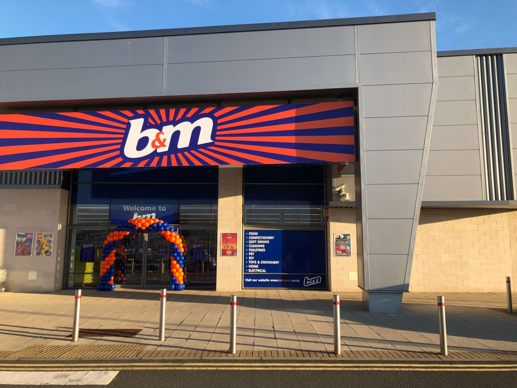 B&M's newest store opened on Thursday (27th September 2018) in Kirkcaldy, at Fife Central Retail Park.