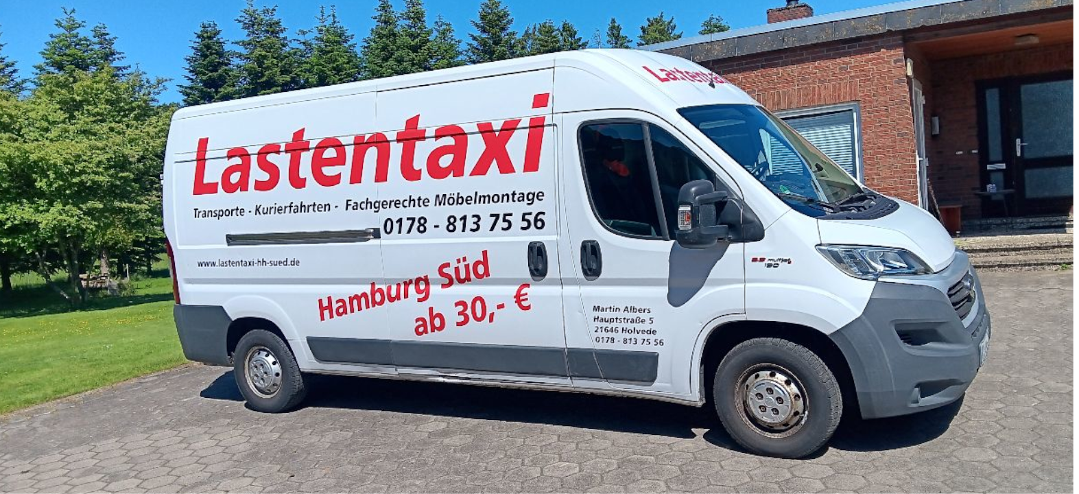 Martin Albers Transporte Lastentaxi Hamburg Süd, Hauptstr. 5 in Halvesbostel