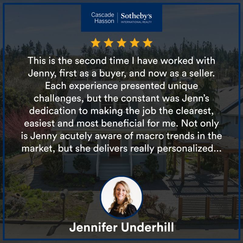 Images Jenny Underhill, Licensed Oregon Broker, Cascade Hasson Sotheby's International Realty