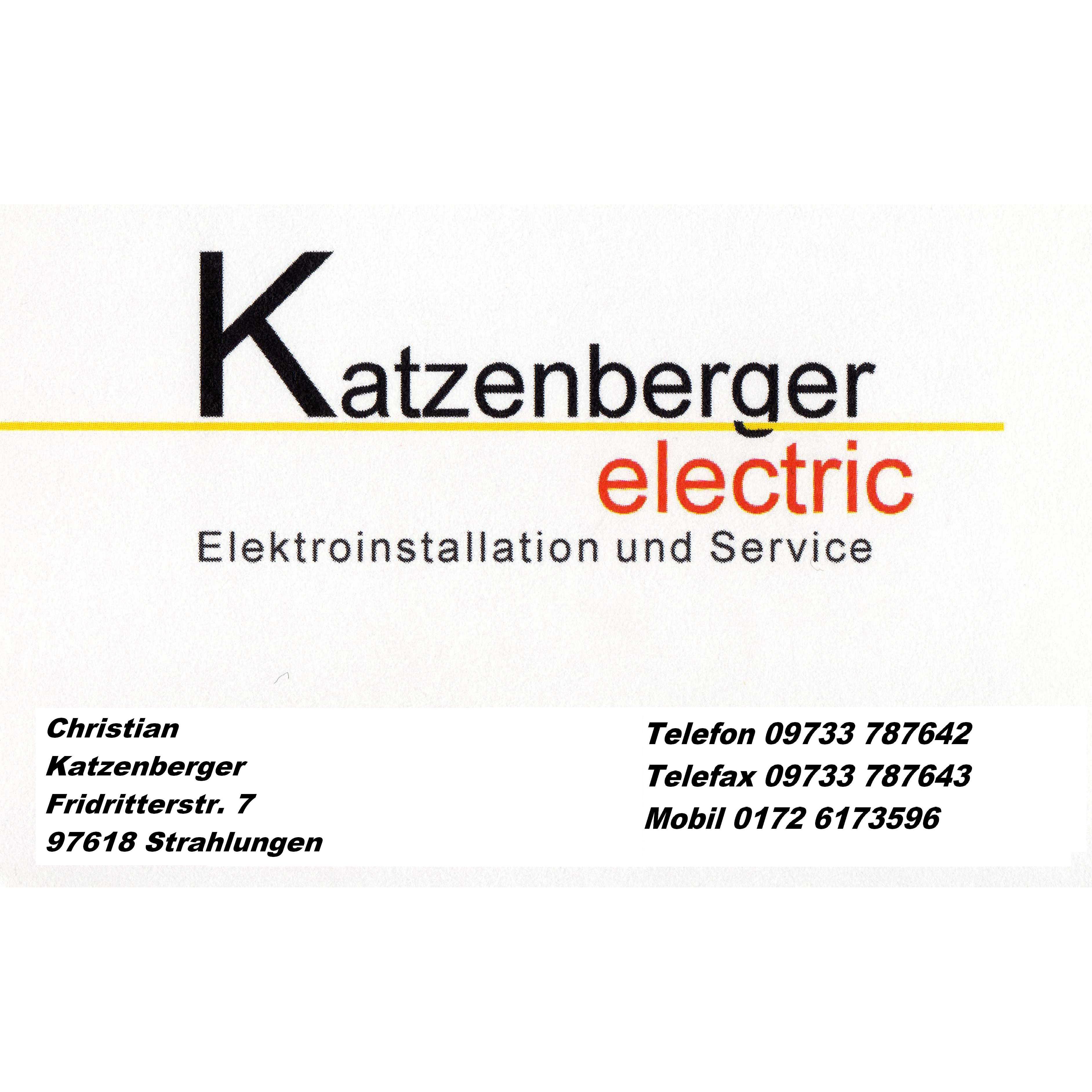 Katzenberger electric in Strahlungen - Logo