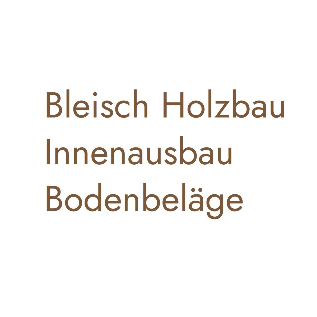 Bleisch Holzbau Logo