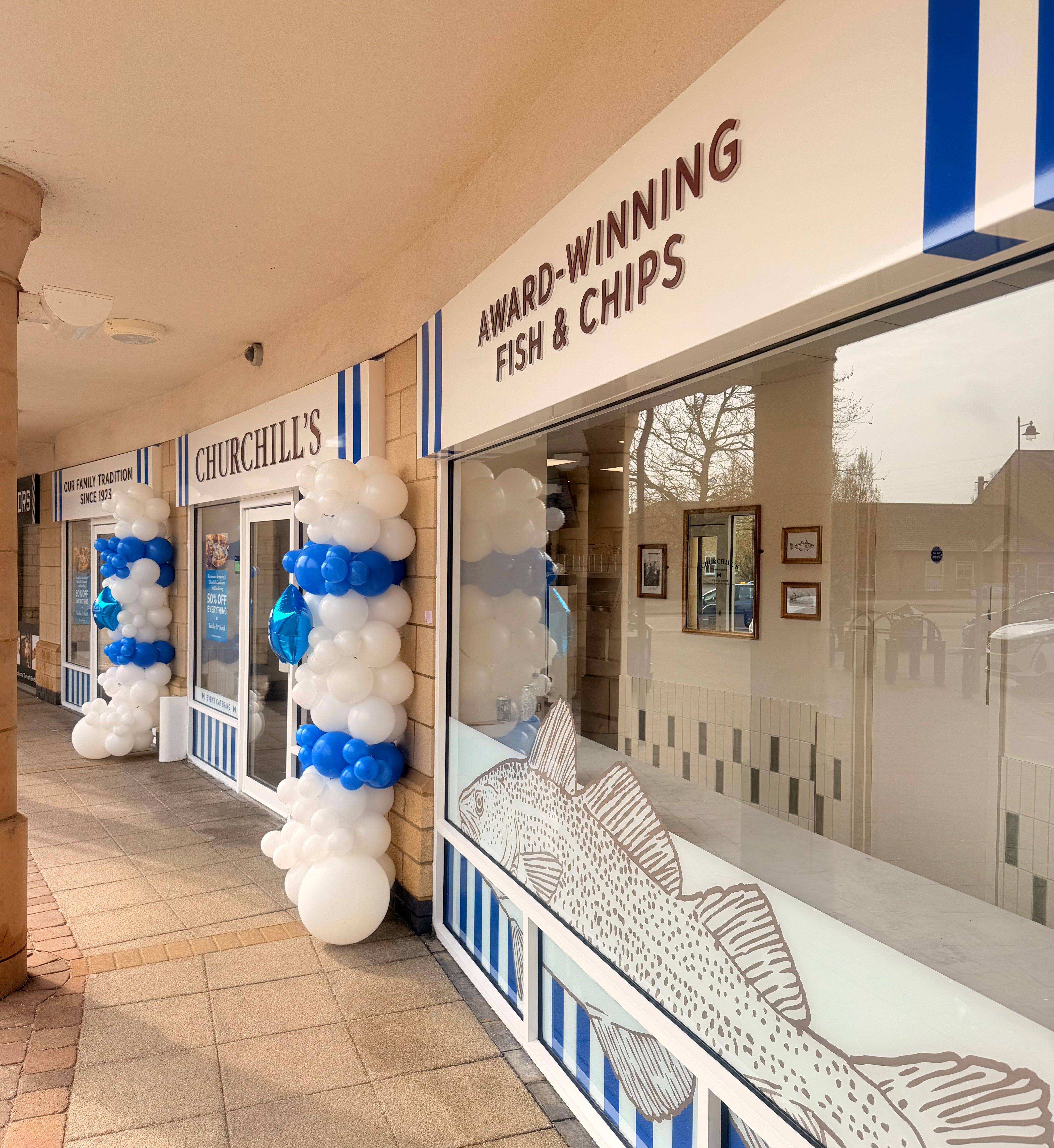 Churchill's fish and chips, Cambourne