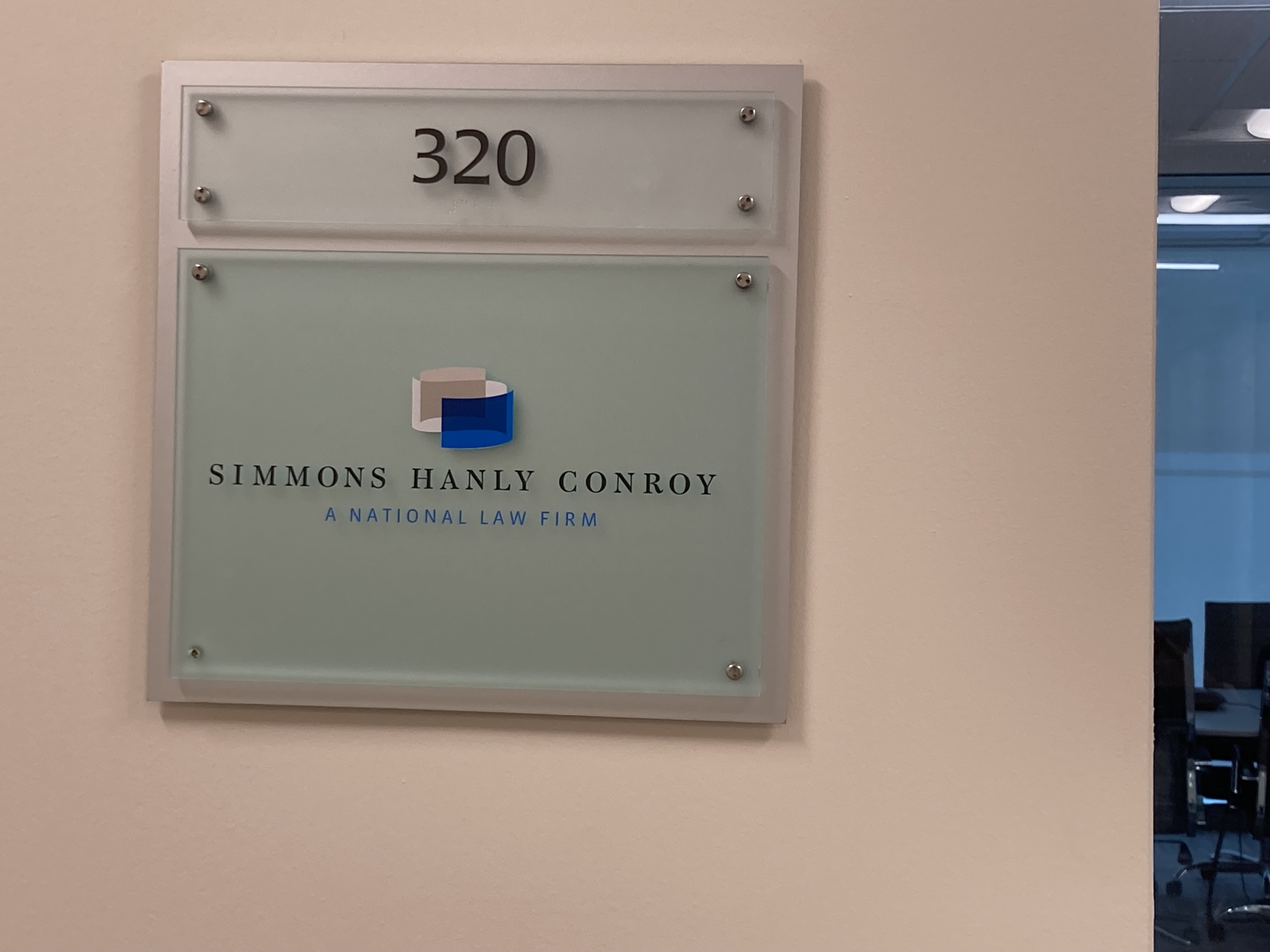 Outside of the Simmons Hanly Conroy Miami, Florida Mesothelioma Law Firm Office 