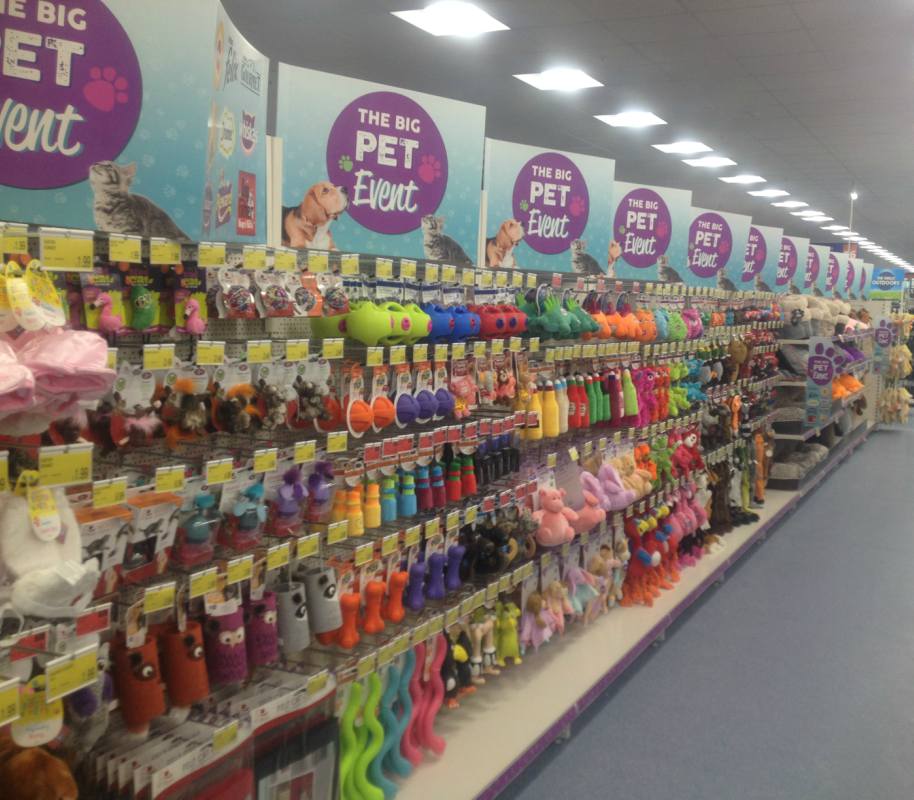 A glimpse of the amazing Pet Event in store, at the new B&M Peterborough