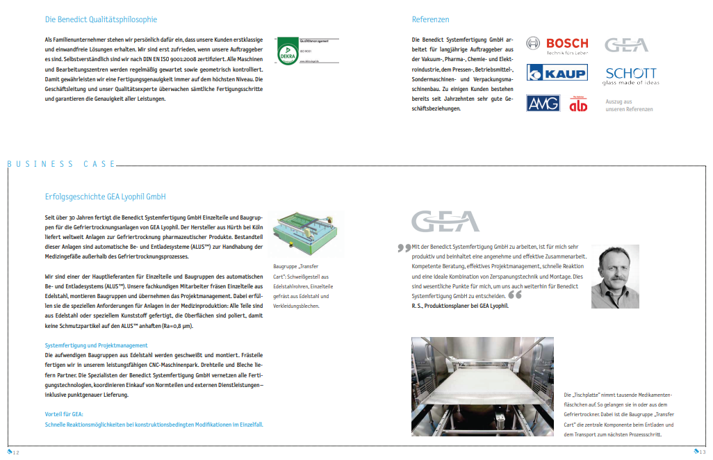 BENEDICT Systemfertigung GmbH, Zeppelinstrasse 4 in Aschaffenburg