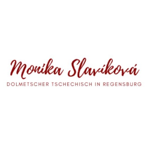 Logo Monika Slavíková - Dolmetscherin Tschechisch in Regensburg