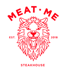 Steakhouse Meat Me Logo