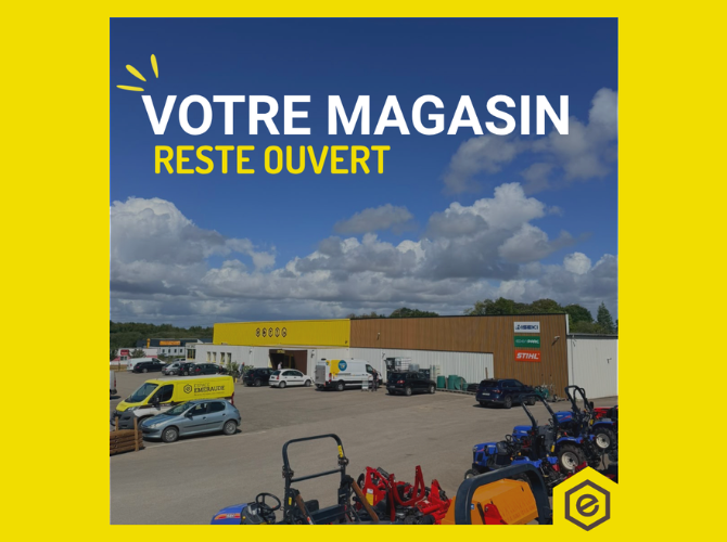 Votre magasin reste ouvert pendant les travaux