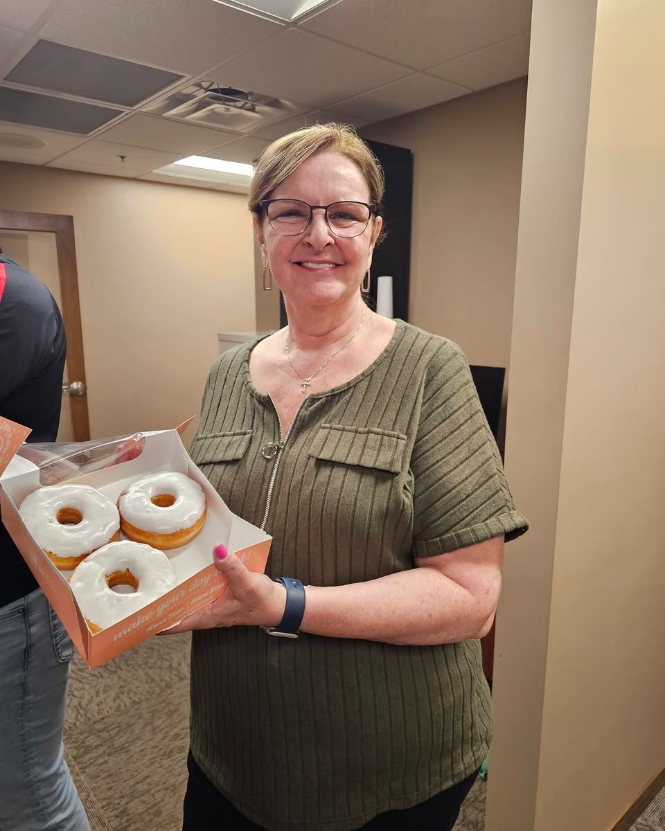 Happy Friday and Happy National Donut Day. Dan is trying to decide between a healthy banana and a sweet donut. We say Fridays are for enjoying the donut. Which would you choose?