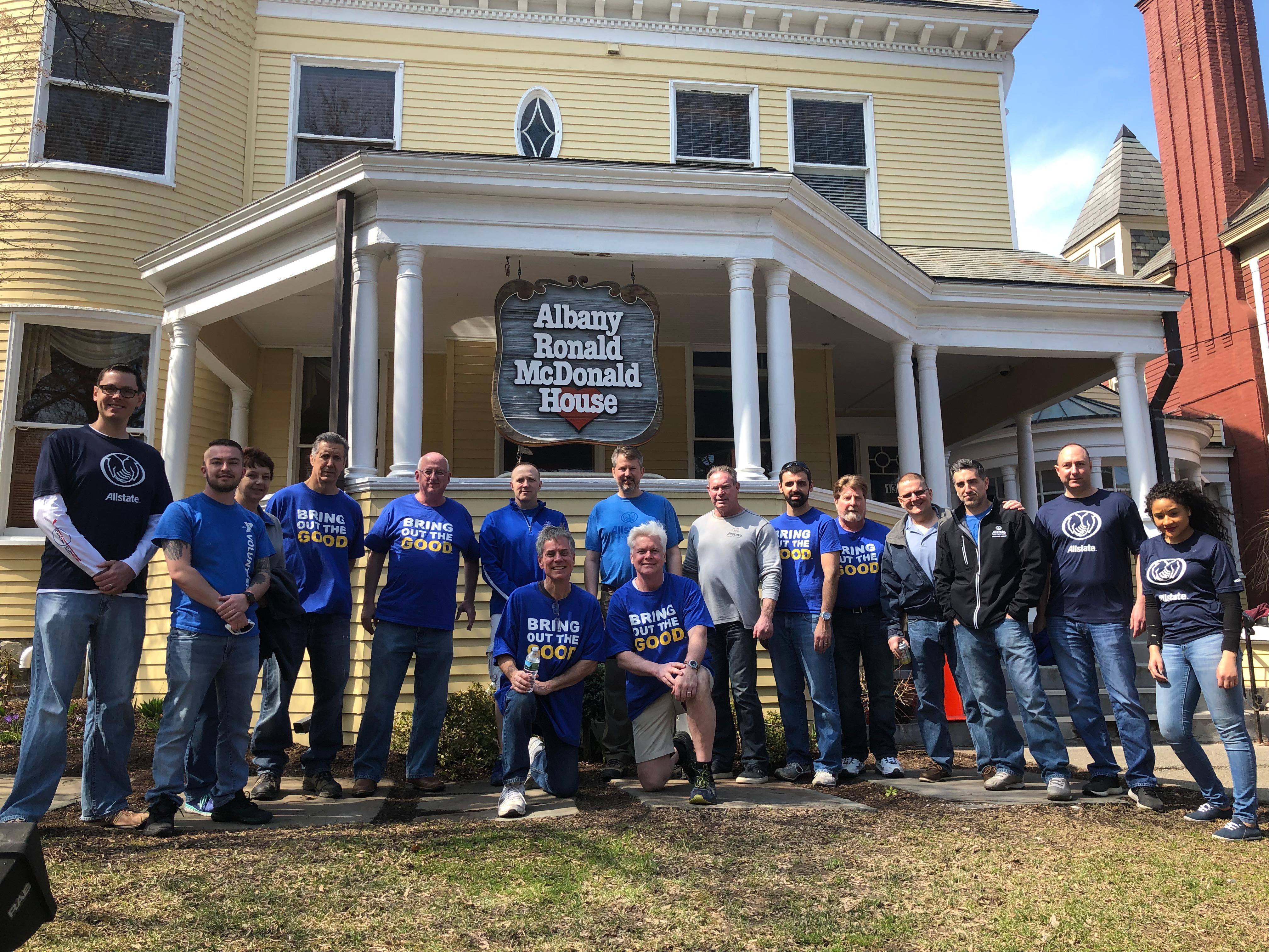 Our Allstate agency was proud to partner with others to raise money and assist others at the Ronald McDonald House in Albany.
