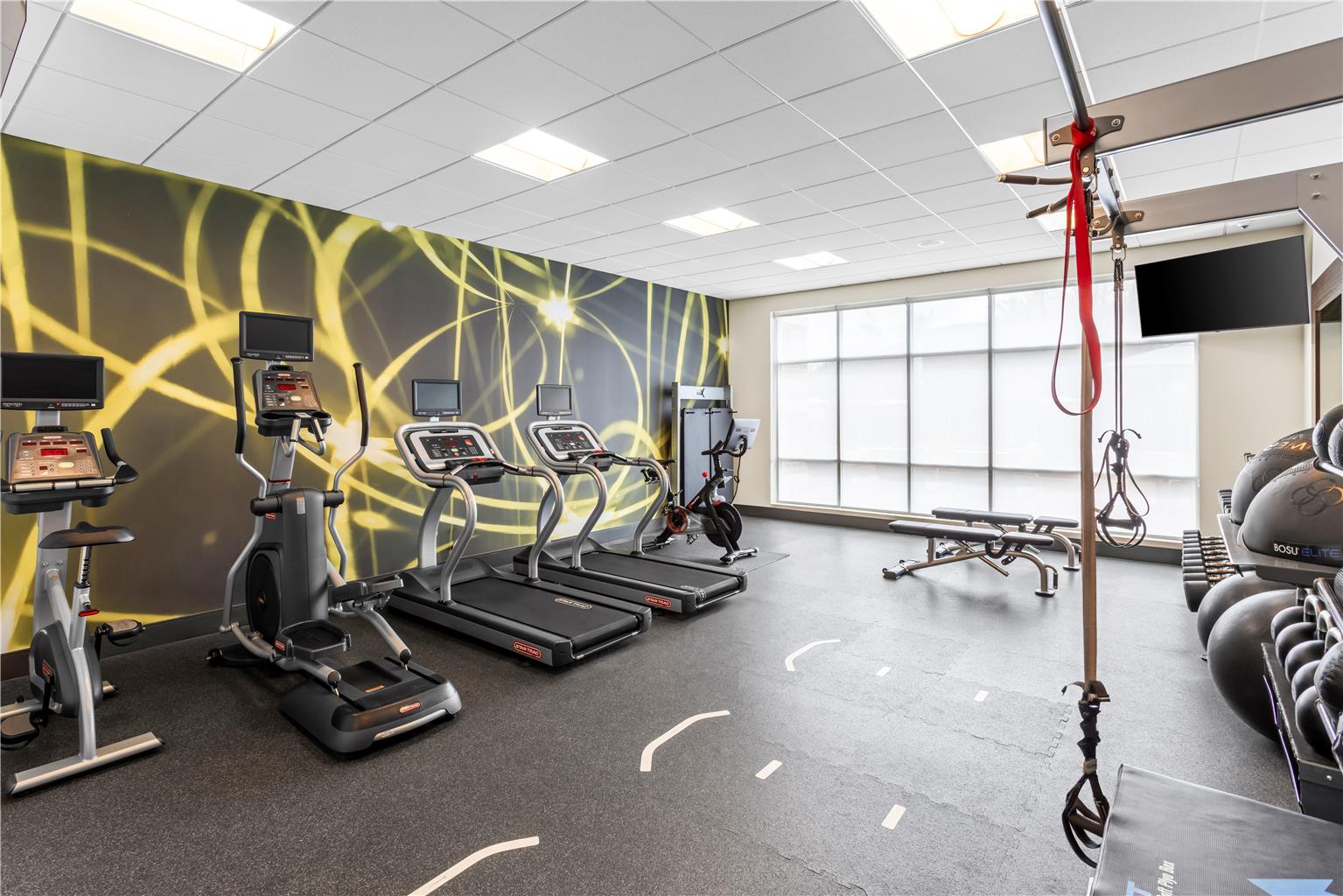 Health club fitness center gym
