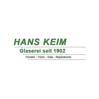 Hans Keim Glaserei Logo