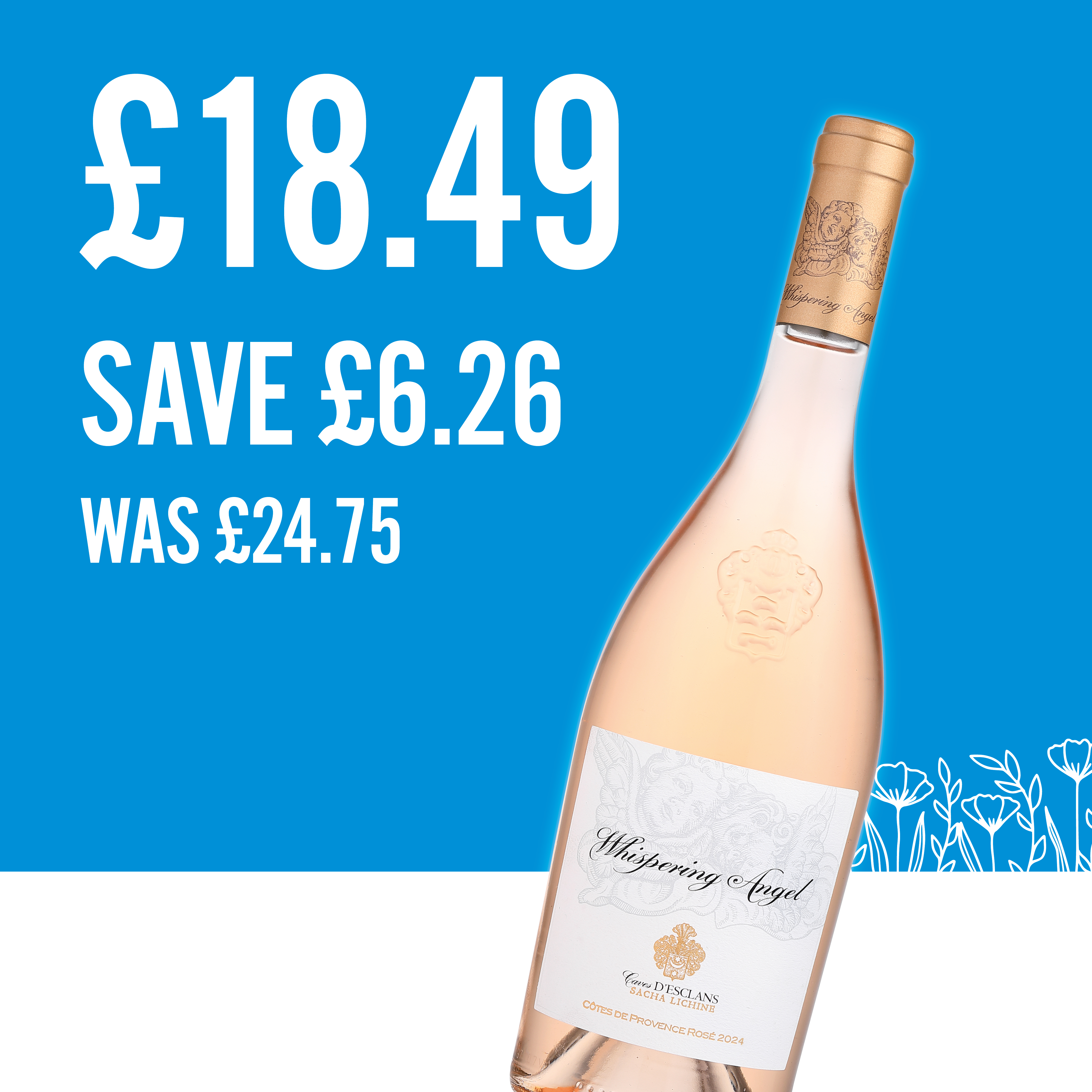 &pound;18.49 on whispering angel