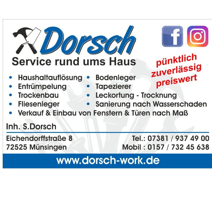Dorsch Service rund ums Haus in Münsingen - Logo