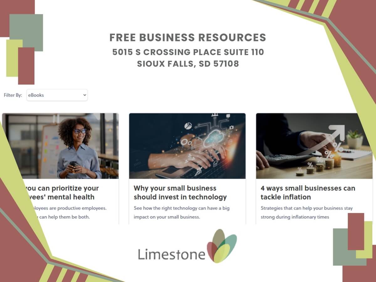 free business resources Limestone Inc Sioux Falls (605)610-4958