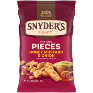 Snyder's of Hanover Pretzel Pieces, Honey Mustard and Onion, 11.25 Oz featured image