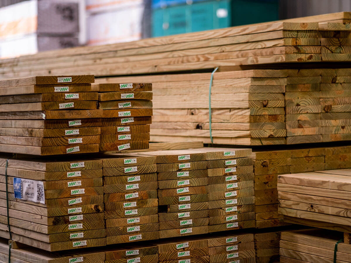 decking and framing wood