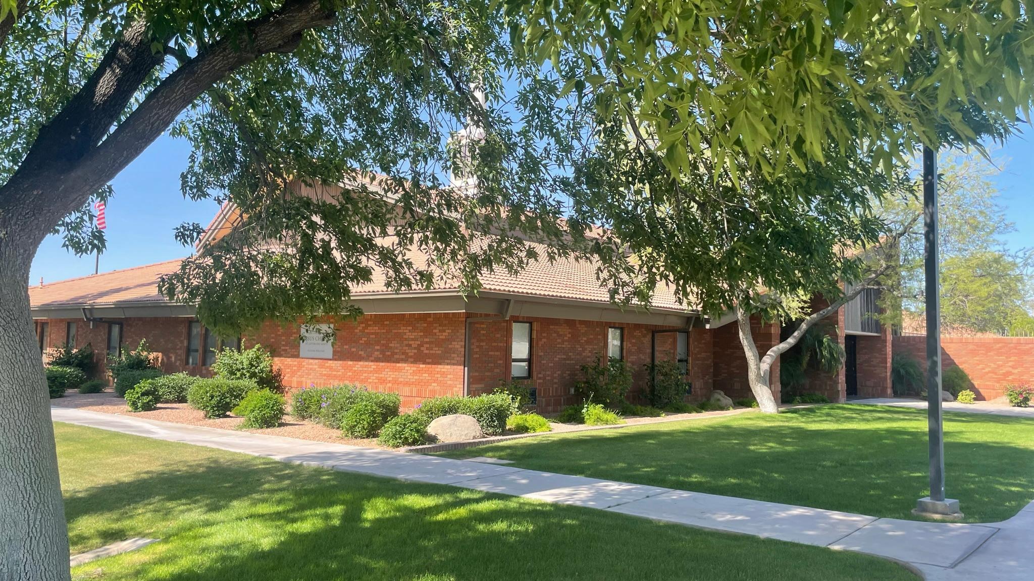 Peralta Trail Arizona Stake Center of The Church of Jesus Christ of Latter-day Saints located at 1720 South Ironwood Road in Apache Junction, Arizona.